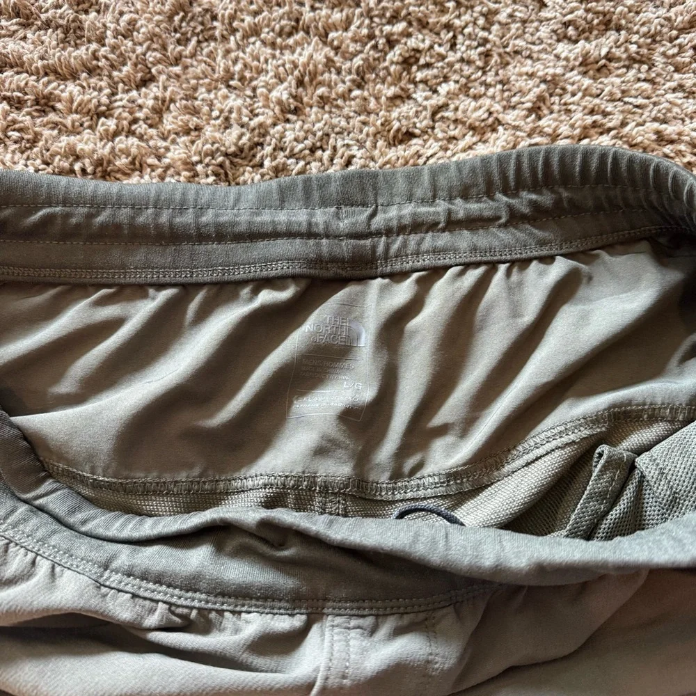 The North Face Men's Olive Active Performance Shorts